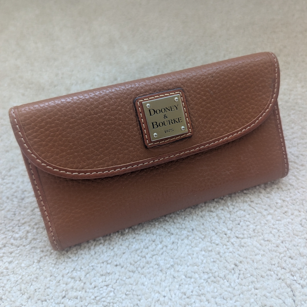 Dooney & Bourke Brown Leather Wallet